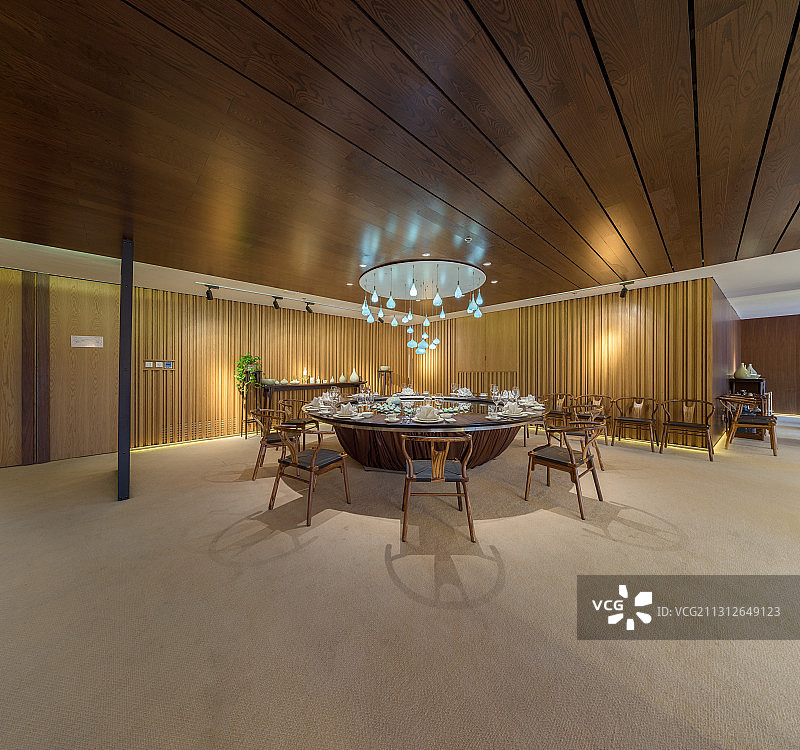 高级中式装修风格明式酸枝家具餐厅包间图片素材