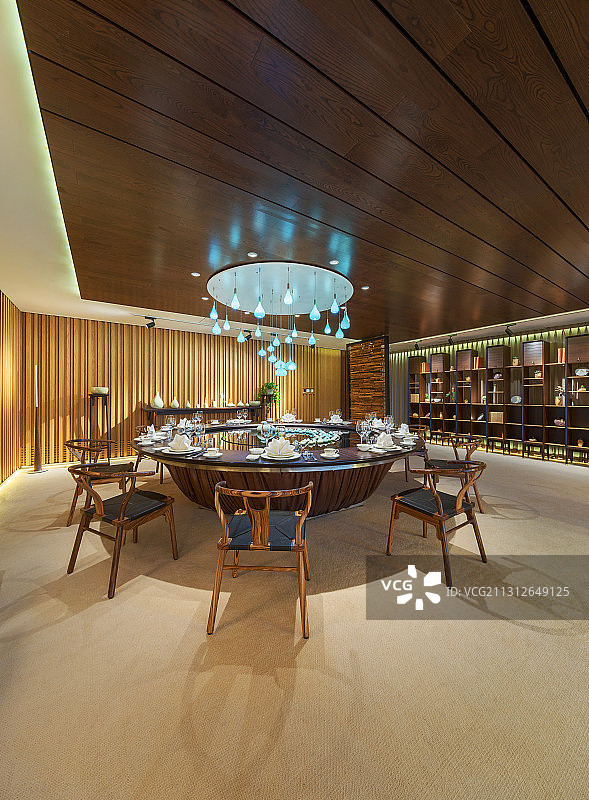 高级中式装修风格明式酸枝家具餐厅包间图片素材