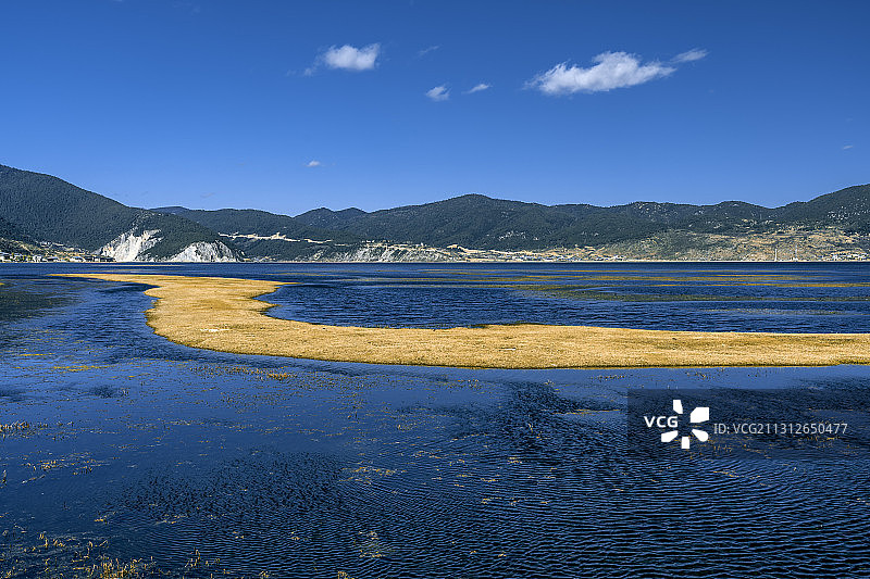 冬日纳帕海图片素材