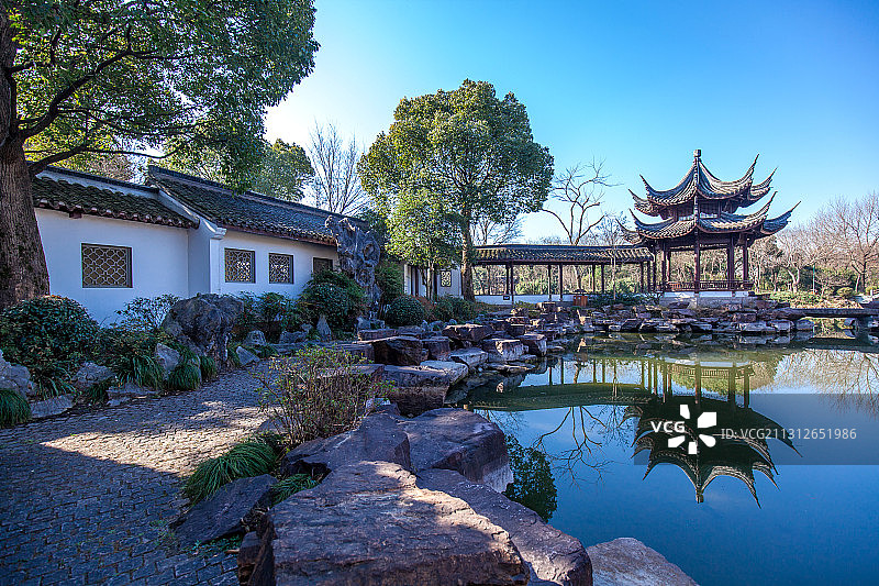 杭州西溪湿地高庄景区图片素材