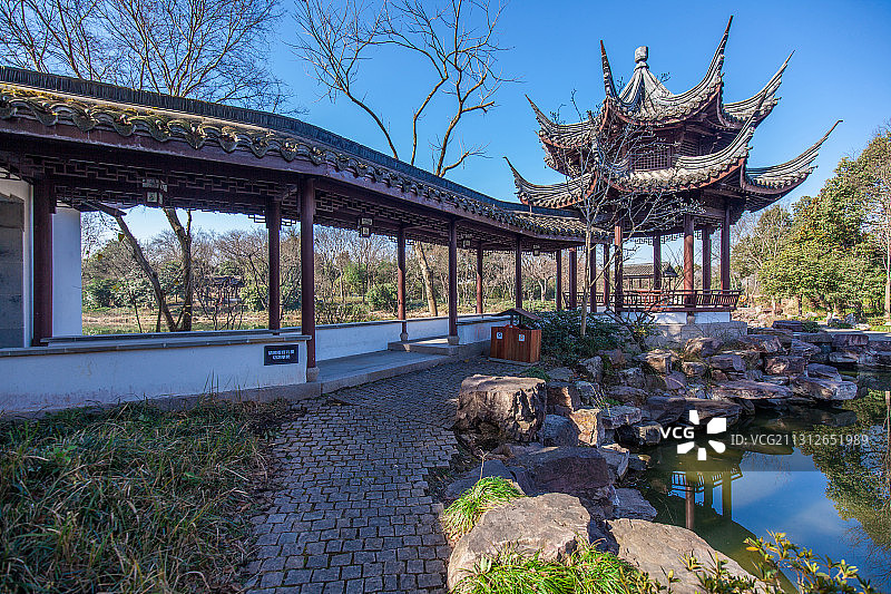 杭州西溪湿地高庄景区图片素材