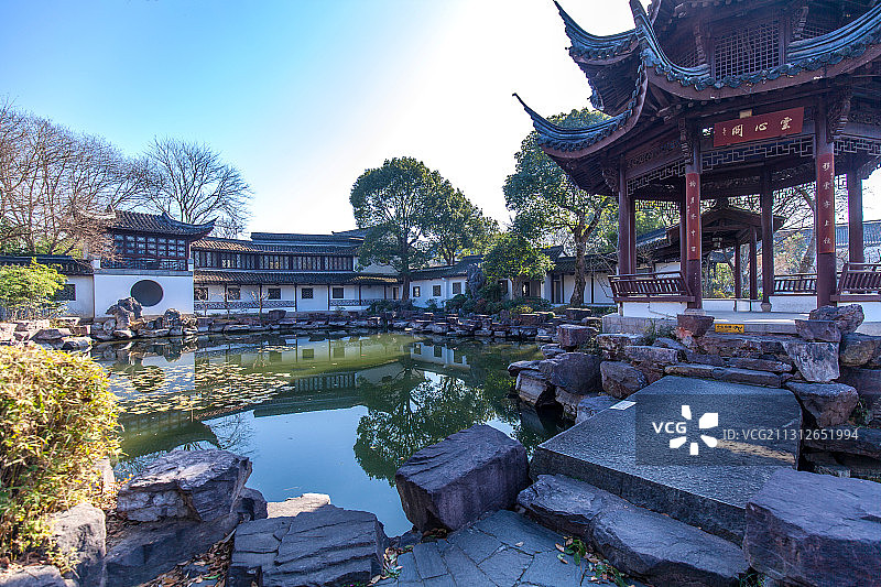 杭州西溪湿地高庄景区图片素材