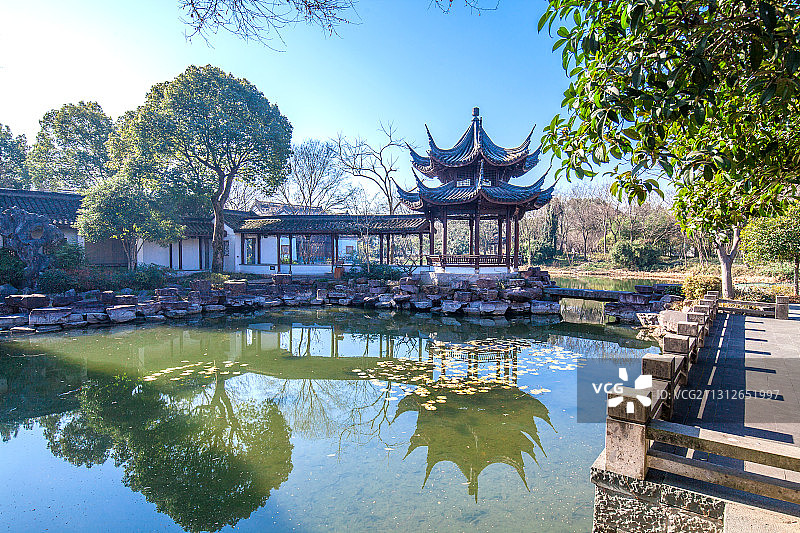 杭州西溪湿地高庄景区图片素材