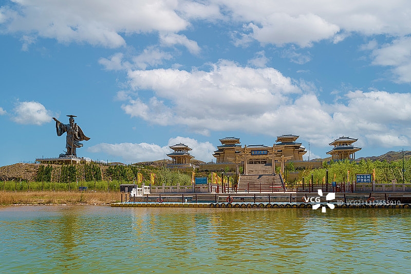 宁夏青铜峡大禹文化园风光图片素材