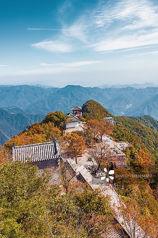 王屋山秋色图片素材