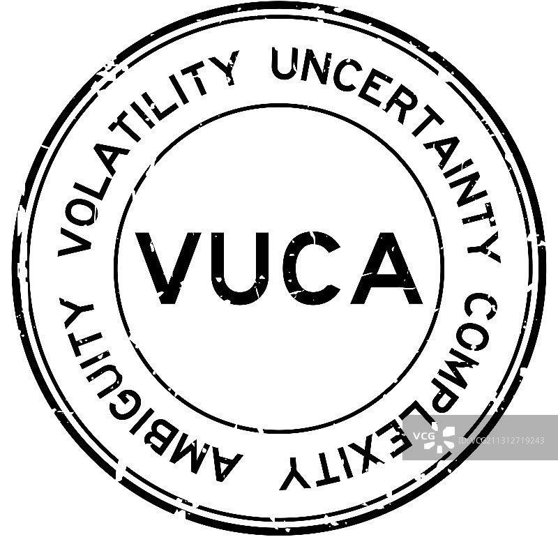 黑色VUCA缩写波动性图片素材