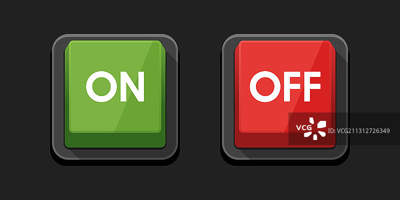 电源开关按钮符号图标设计图片素材