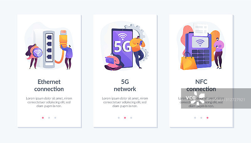 网络连接网页模板图片素材