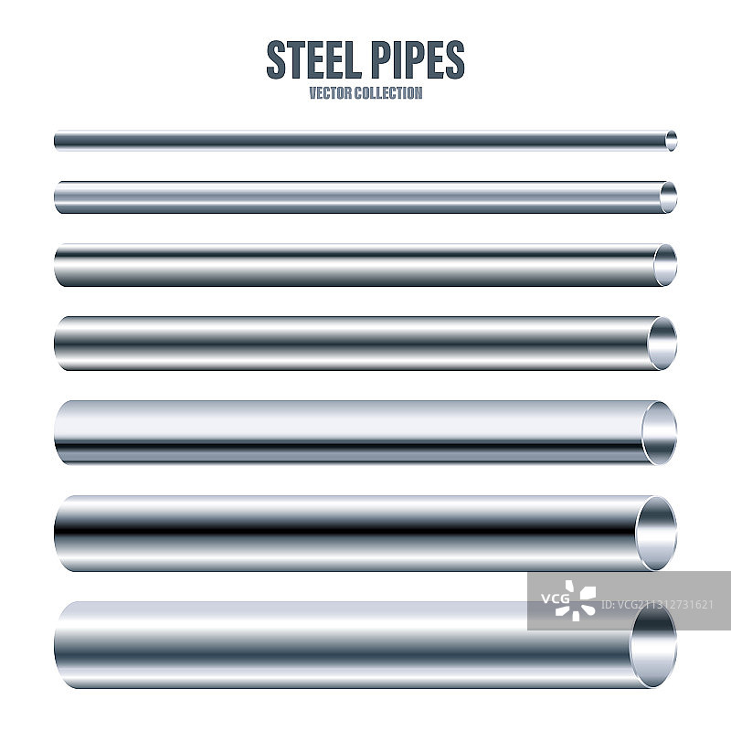 建筑材料钢管合集图片素材