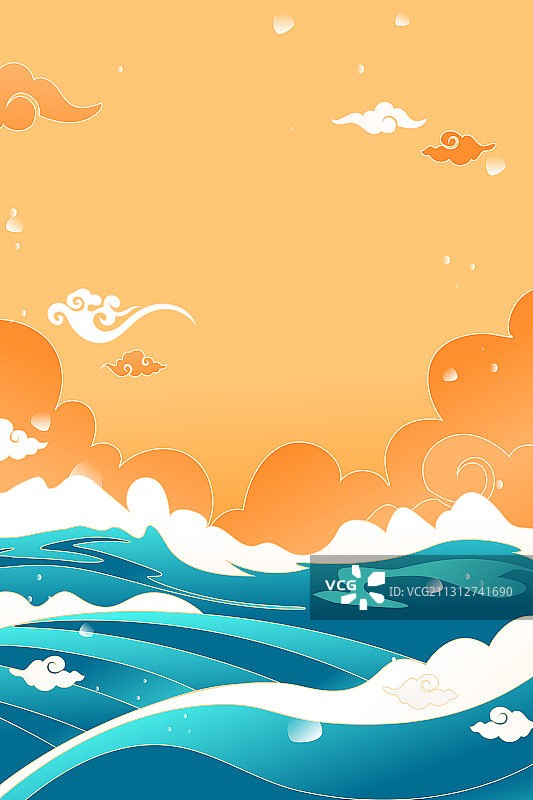 卡通家人春节小年电商新年年货节恭贺新年锦鲤祈福中国风矢量插画图片素材