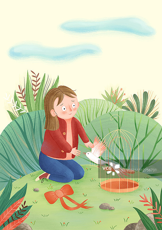 儿童故事——《爱是陪伴与自由》4图片素材