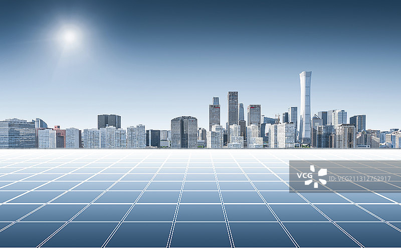 北京CBD城市广场图片素材