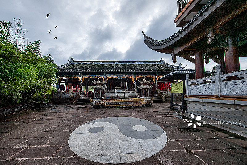 中国四大古城之一 重庆安居古城是记得住乡愁的地方图片素材