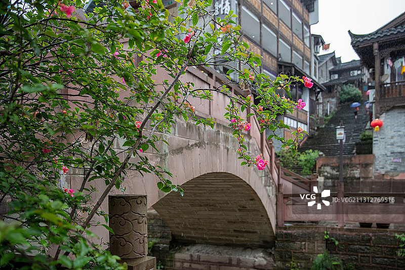 中国四大古城之一 重庆安居古城是记得住乡愁的地方图片素材