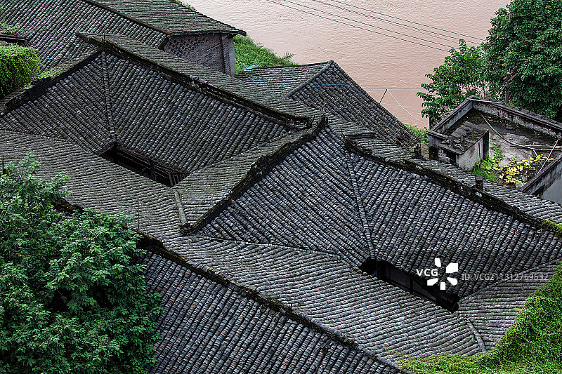 中国四大古城之一 重庆安居古城是记得住乡愁的地方图片素材