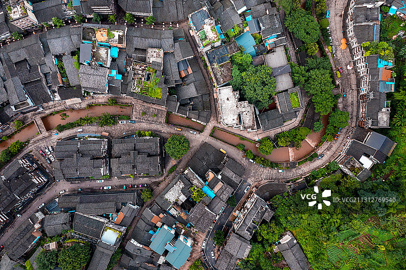 中国四大古城之一 重庆安居古城是记得住乡愁的地方图片素材