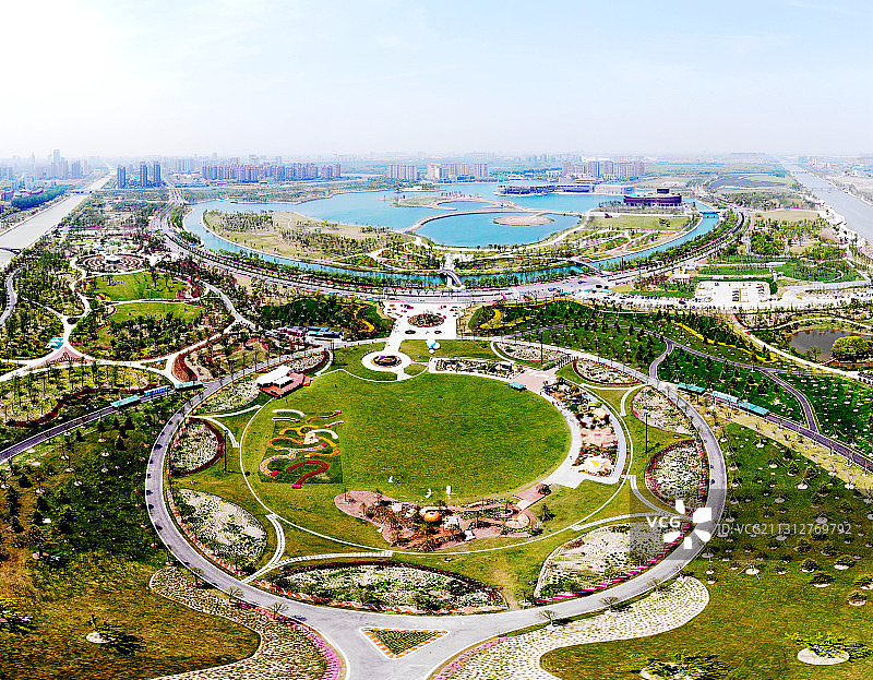 俯瞰上海之鱼图片素材