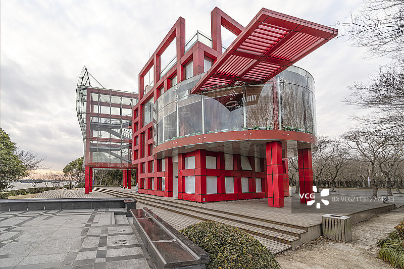 闵行滨江湿地公园图片素材