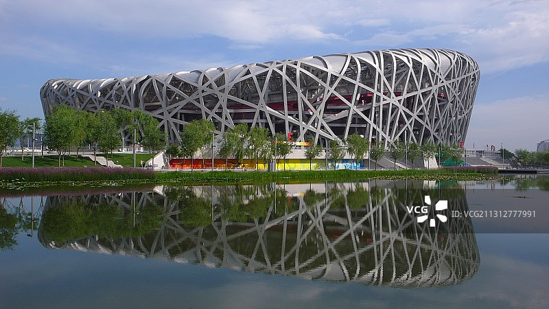 北京鸟巢图片素材
