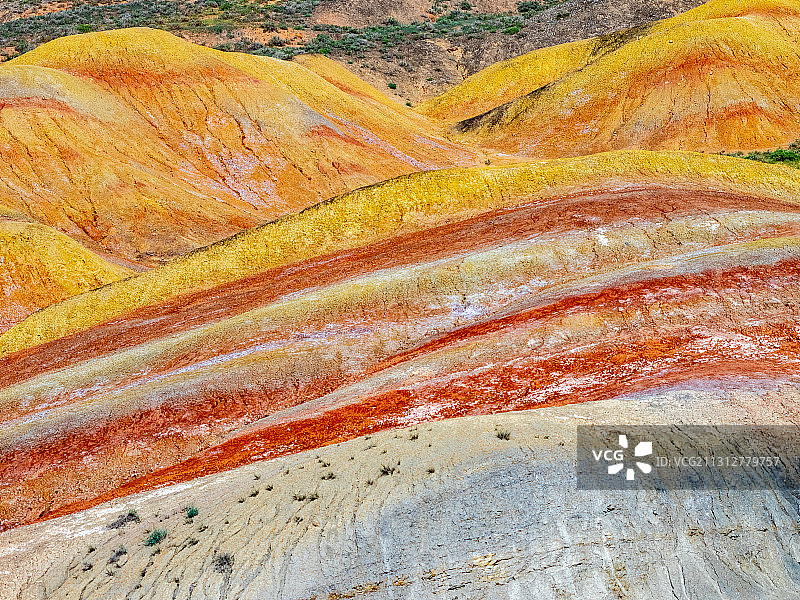 中国甘肃省张掖市张掖丹霞国家地质公园丹霞地貌图片素材