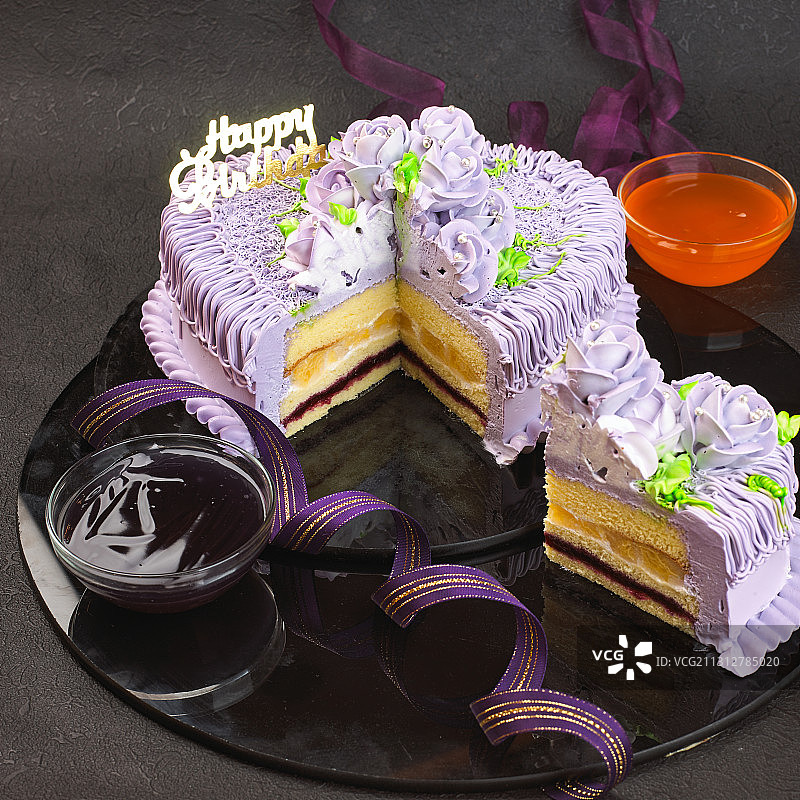 生日蛋糕 圆蛋糕图片素材
