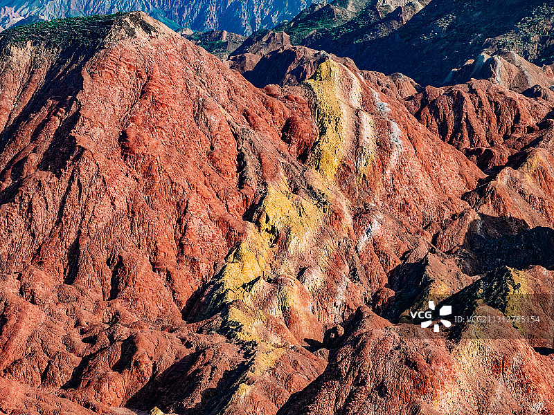中国甘肃省张掖市张掖丹霞国家地质公园丹霞地貌图片素材