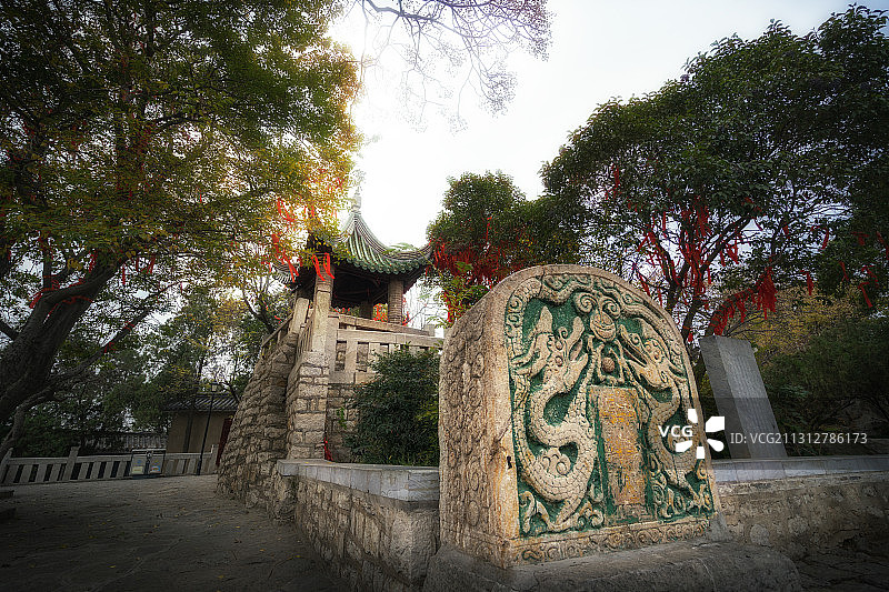 放鹤亭+江苏省徐州市云龙区云龙山放鹤亭图片素材