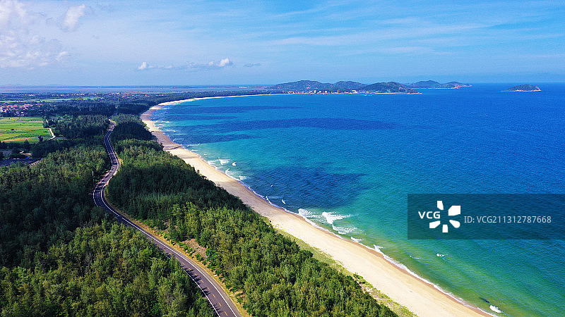 万宁滨海公路图片素材