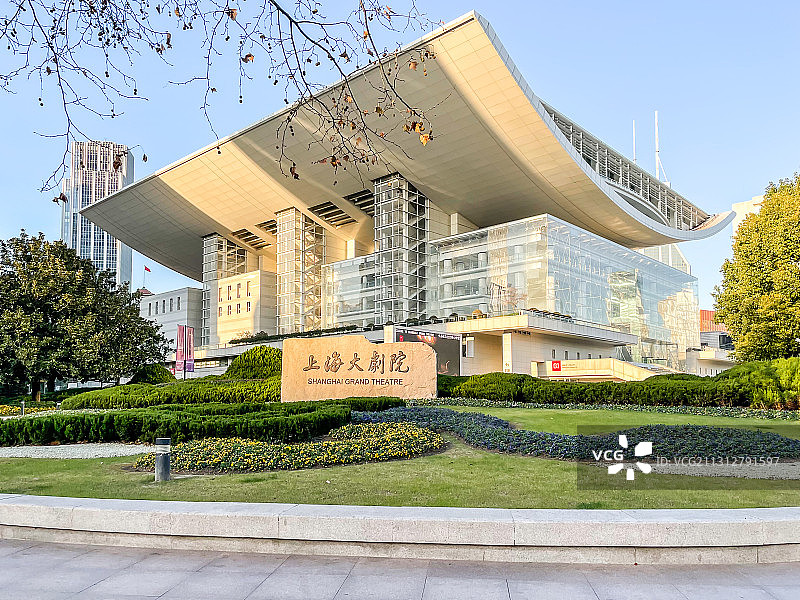 上海大剧院图片素材