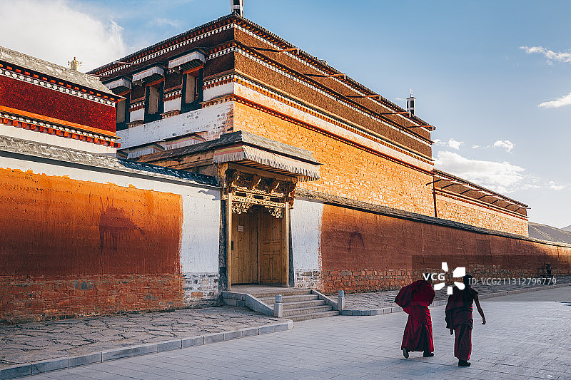 拉卜楞寺图片素材