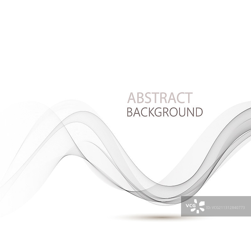 灰色抽象波浪设计元素图片素材