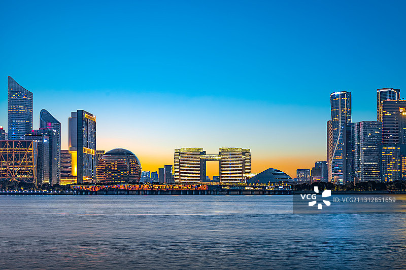 杭州城市建筑图片素材