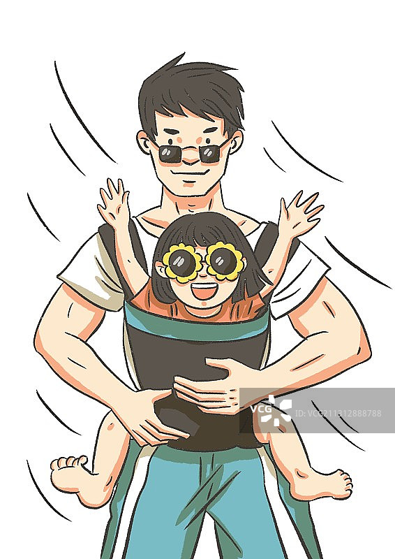 父与女图片素材