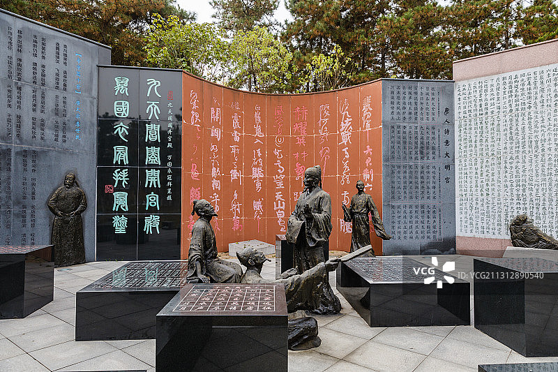 西安大明宫国家遗址公园图片素材