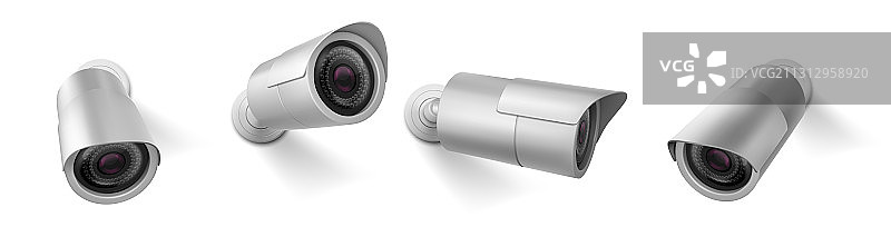 无线监控摄像头设备图片素材