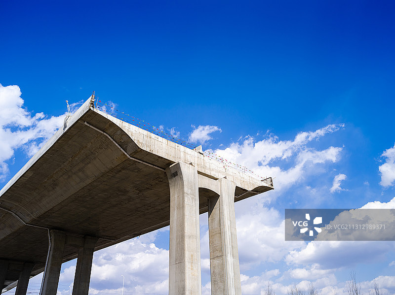 建设中的高架桥中国速度基建狂魔图片素材