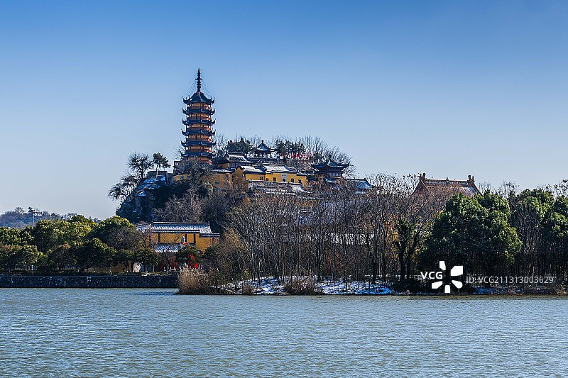 金山寺，江苏镇江图片素材