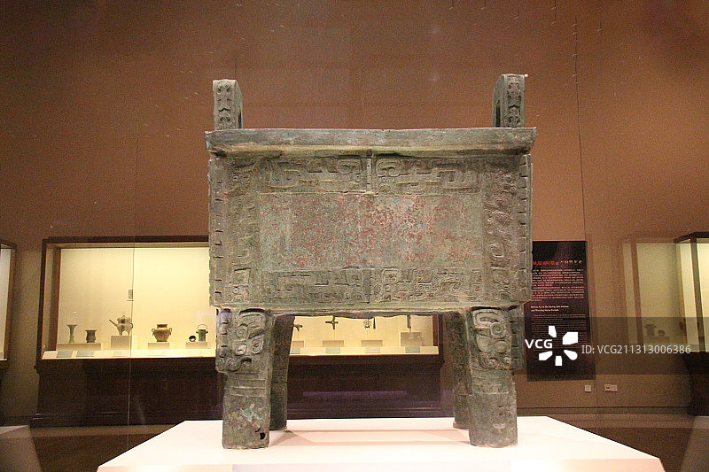 中国国家博物馆馆藏青铜器后母戊鼎图片素材