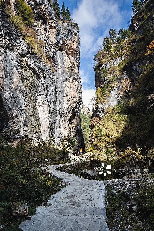 扎尕那业日村润吾沟景区图片素材