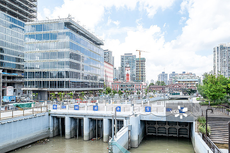 上海杨浦滨江大道图片素材