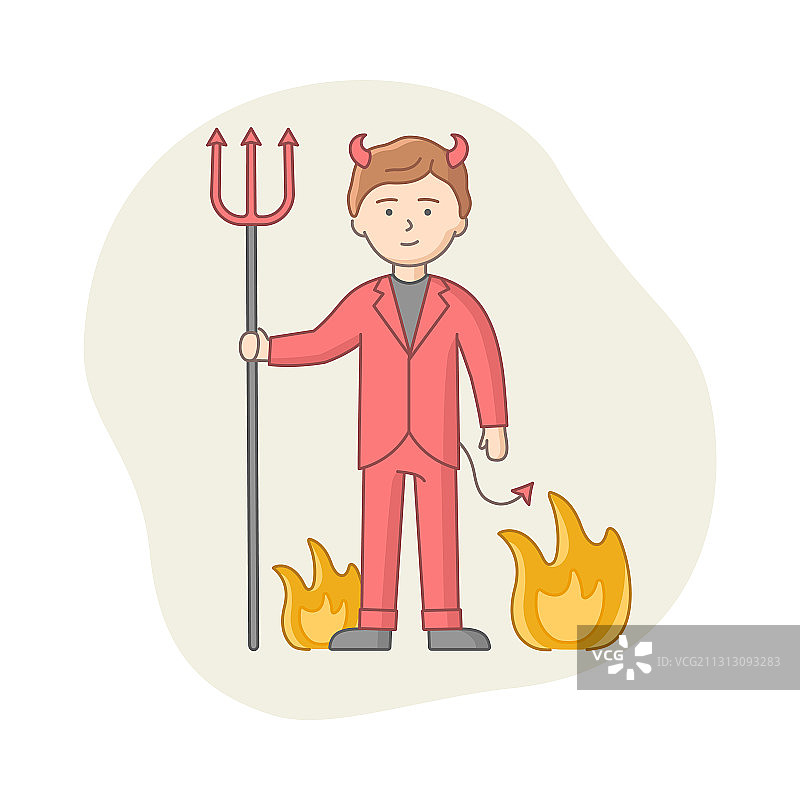 万圣节派对庆祝概念装扮男人图片素材