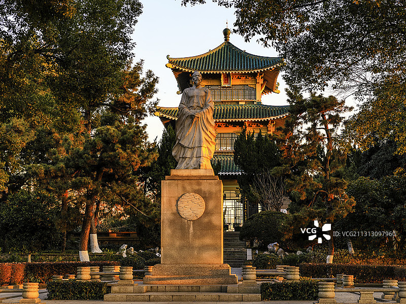 东湖行吟阁图片素材