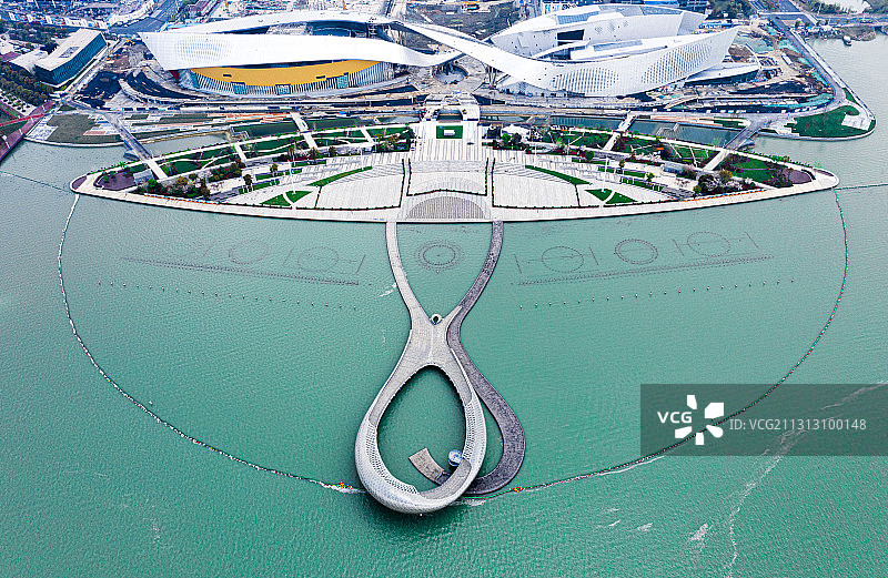 阅湖台图片素材