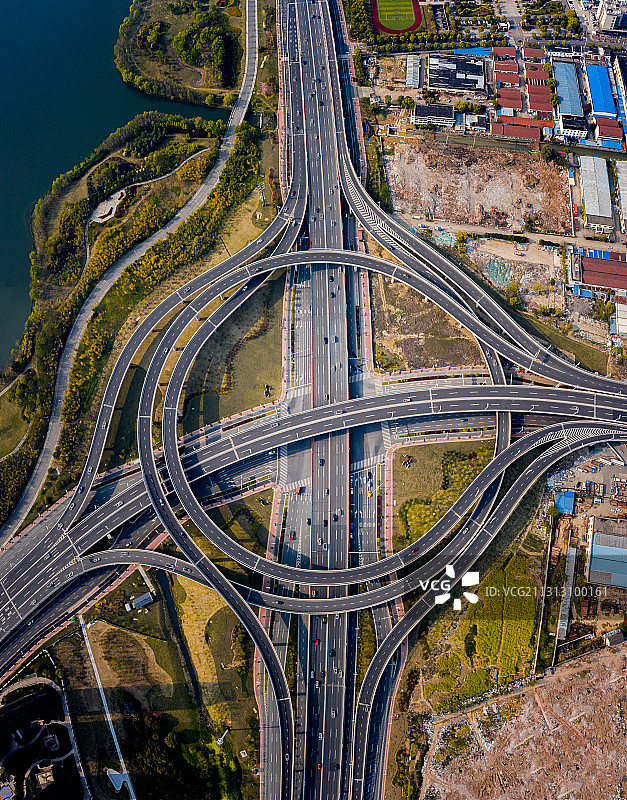 蠡墅立交日图片素材