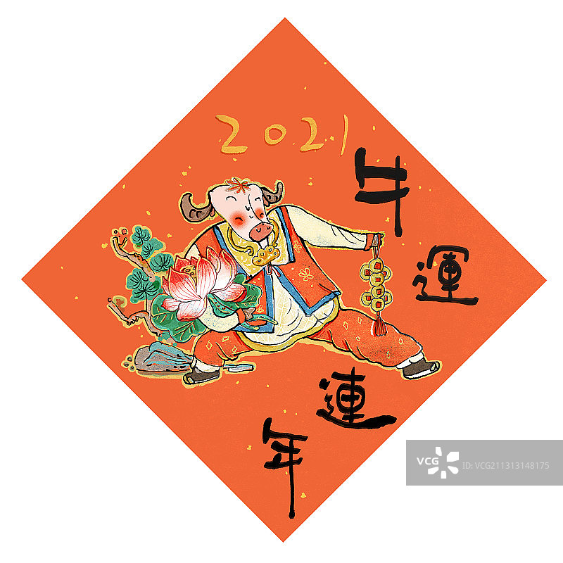 牛年春贴图片素材