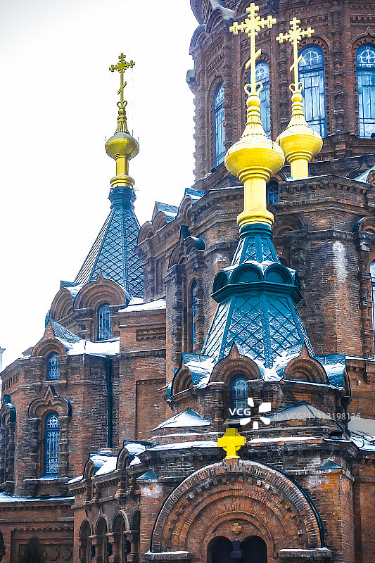 哈尔滨圣索菲亚大教堂图片素材