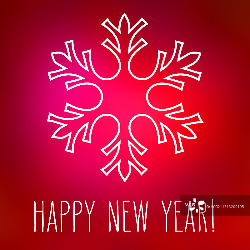 雪花新年快乐banner图片素材