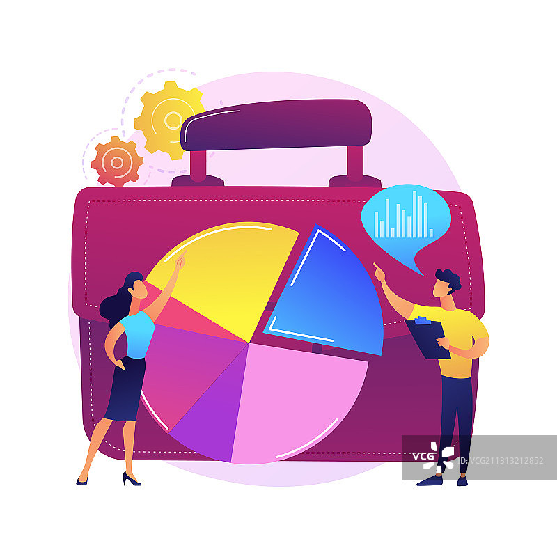 市场趋势分析概念隐喻图片素材