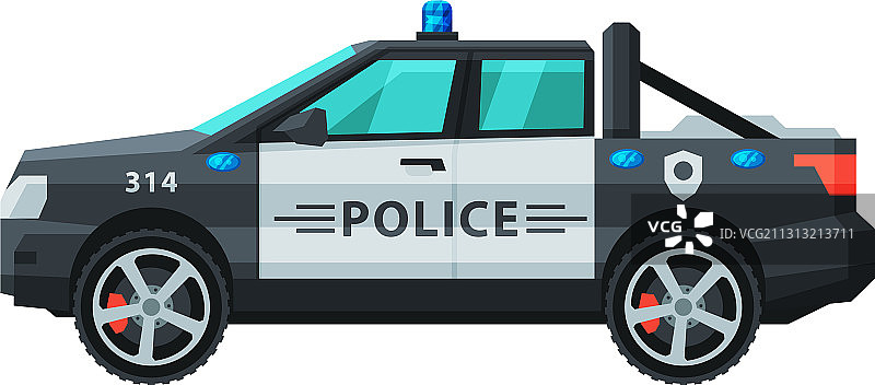 警用越野车紧急巡逻图片素材