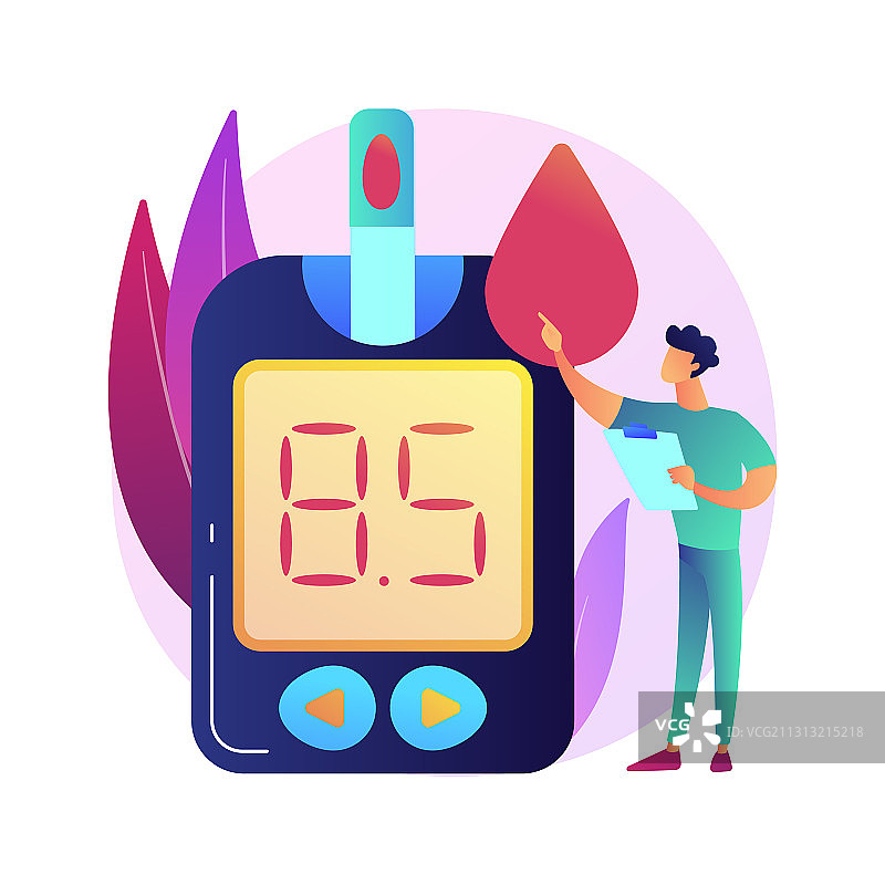 糖尿病概念隐喻图片素材